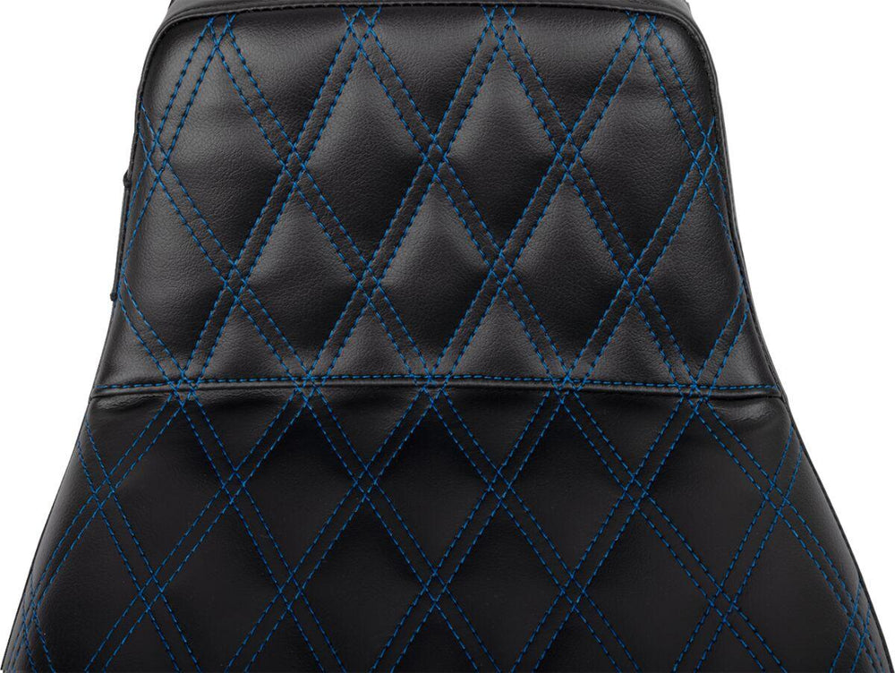 LE Pera Tailwhip Daddy Long Legs Seat For Harley Davidson FLHX 1750 ABS 2023 Double Diamond - Black/Blue