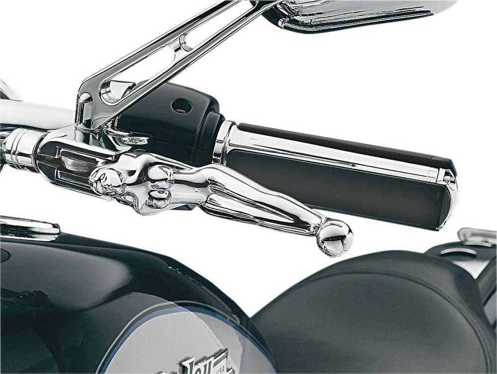 Kuryakyn Silhouette Lever Set For Harley Davidson FLD 1690 2012 - Chrome