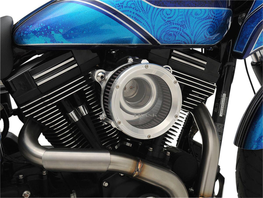Trask Assault Charge High-Flow Air Cleaner For Harley Davidson FLD 1690 2012-2013 - Raw