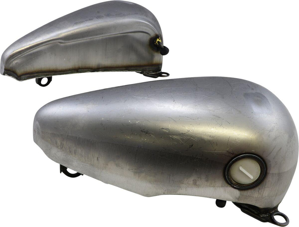 Drag Specialties Fat Bob-Style Gas Tank For Harley Davidson FLHR 1340 1994-1995 - 13.2 Litre Raw