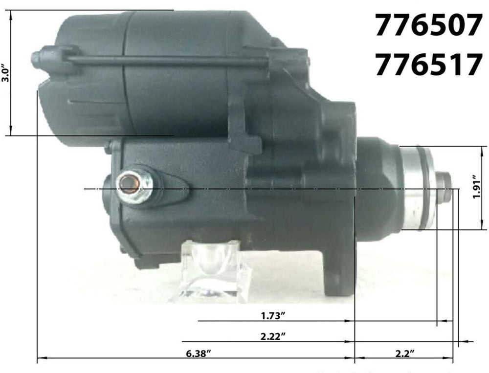 Terry Components Starter Motor For Harley Davidson FLD 1690 2012-2013