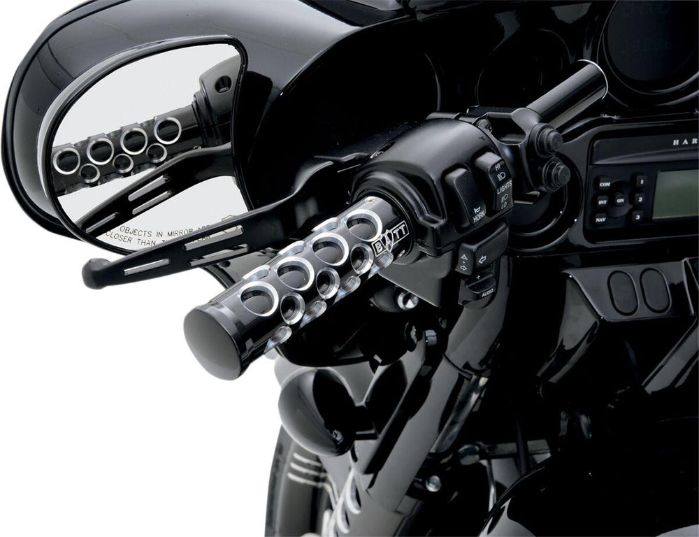 Drag Specialties Slotted Wide Blade Lever Set For Harley Davidson FLHR 1584 2008 - Black