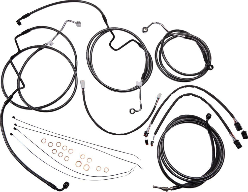 Magnum Shielding Viking Warrior Handlebar Kit For Harley Davidson FLTRK 1868 2020 - Black