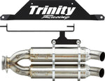 Trinity Racing Silencer For Polaris RZR Pro 2000 R 4X4 2022-2024 - Silver