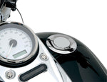 Drag Specialties 69.9 mm (2-3/4") Pop-Up Fuel Cap For Harley Davidson FLD 1690 2012-2013 - Chrome