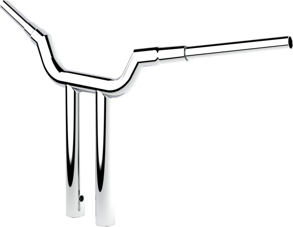 LA Choppers Valley T-Bar Handlebars 35.5 cm (14") - Chrome
