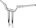LA Choppers Valley T-Bar Handlebars 35.5 cm (14") - Chrome