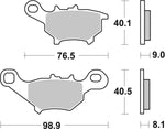 SBS HF Street Ceramic Organic Front Brake Pads For Yamaha CS 50 AC 2003-2008
