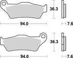 SBS HF Street Ceramic Organic Front Brake Pads For Sherco 4.5 450I 2005-2008