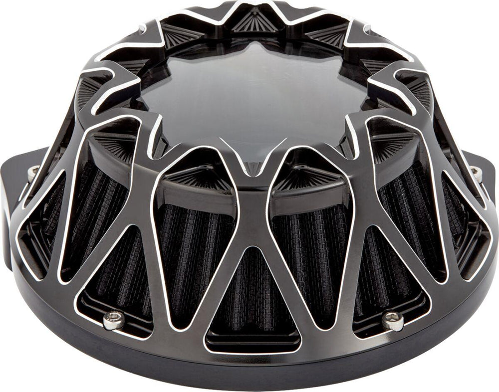 Arlen Ness Crossfire Air Cleaner For Harley Davidson FLHX 1923 2024-2026 - Black/Silver