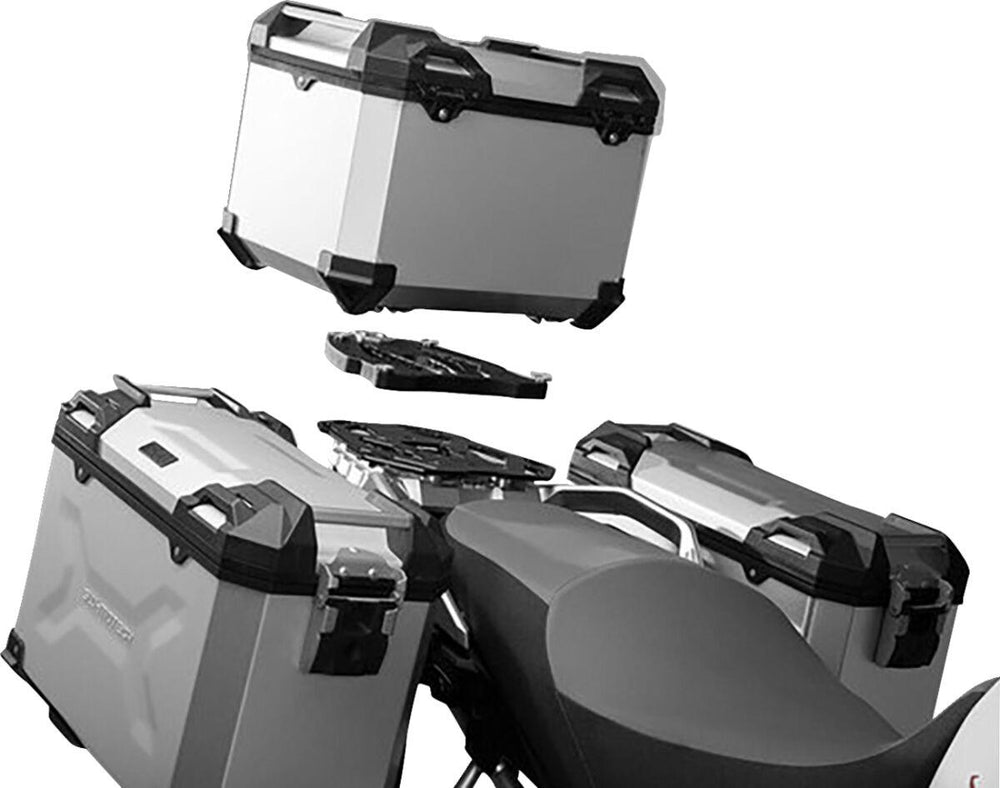 SW Motech TRAX ADV Top Case For KTM Adventure 1050 2015-2016 - Silver