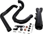 Trask Assault 2:1 Exhaust System For Harley Davidson VRSCAW 1130 2007 - Black/Mild Steel