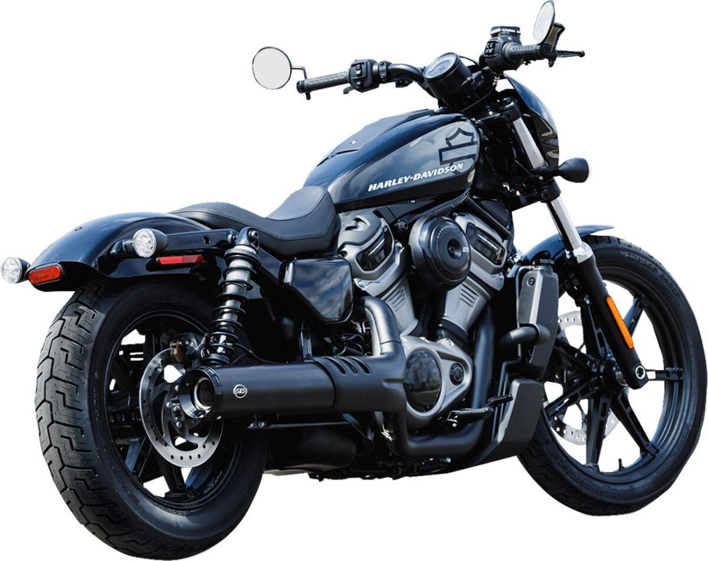 S&S Cycle 4-1/2" Grand National Silencer For Harley Davidson RH 975 ABS 2022-2023 - Guardian Black