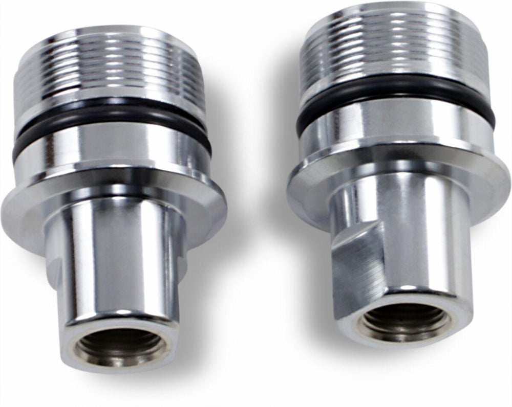 Drag Specialties  Fork Tube Plugs & Caps For Harley Davidson FLH 1200 1977-1980 - Chrome