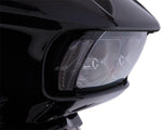 Ciro Fang Headlight Bezels For Harley Davidson FLTRK 1868 ABS 2020-2024 Black Clear