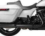 Drag Specialties Predator III 2-Up Seat For Harley Davidson FLHX 1923 ABS 2024-2026 Double Diamond - Black/Silver