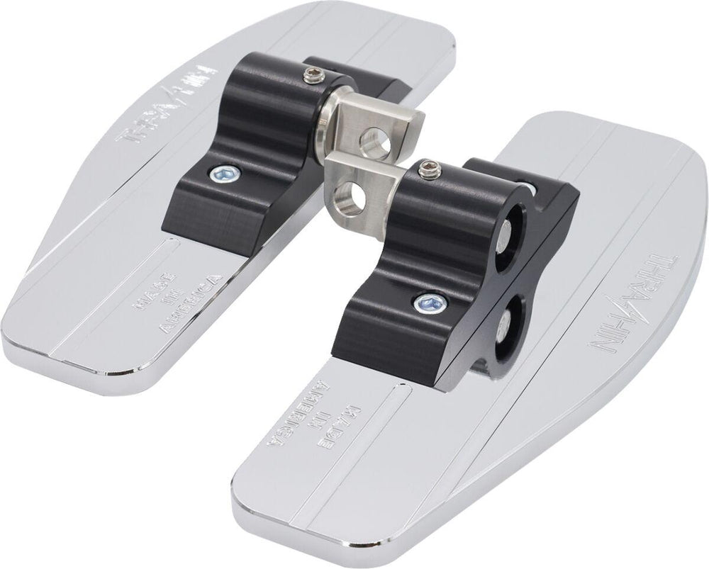 Thrashin Supply Co Mini Floorboards For Harley Davidson E 1000 1936-1952 - Chrome