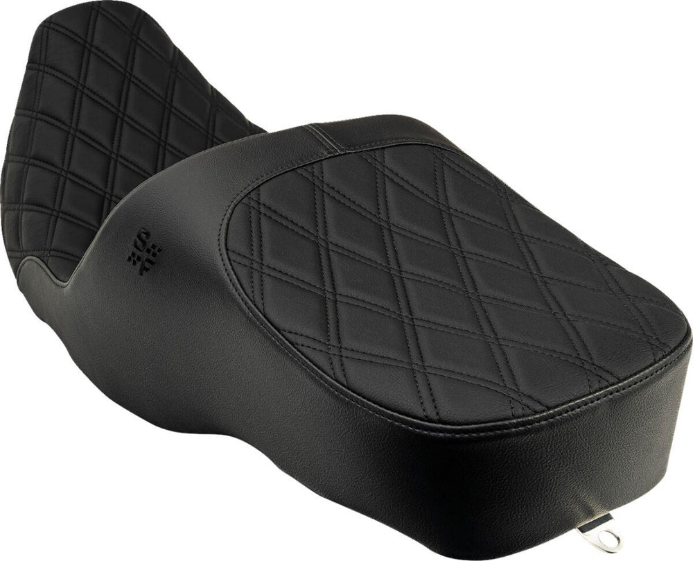 Slyfox Chariot Seat For Harley Davidson FLHR 1340 1997-1998 - Black