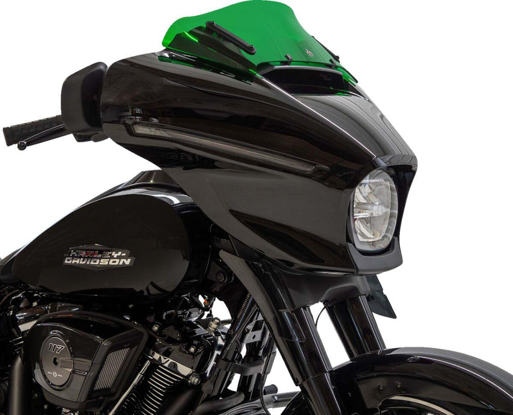 Klock Werks Kolor Flare Windshield For Harley Davidson FLHLT 1923 ABS 2026 16.5 cm (6-1/2") - Green