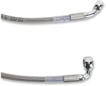 Drag Specialties Extended Length Stainless Steel Brake Hose Kit For Harley Davidson FLST 1450 Front
