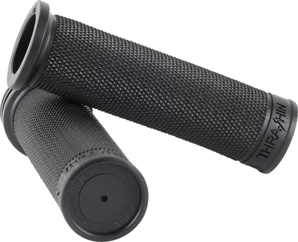 Thrashin Supply Co Moto Grips For 1" Bars - Black