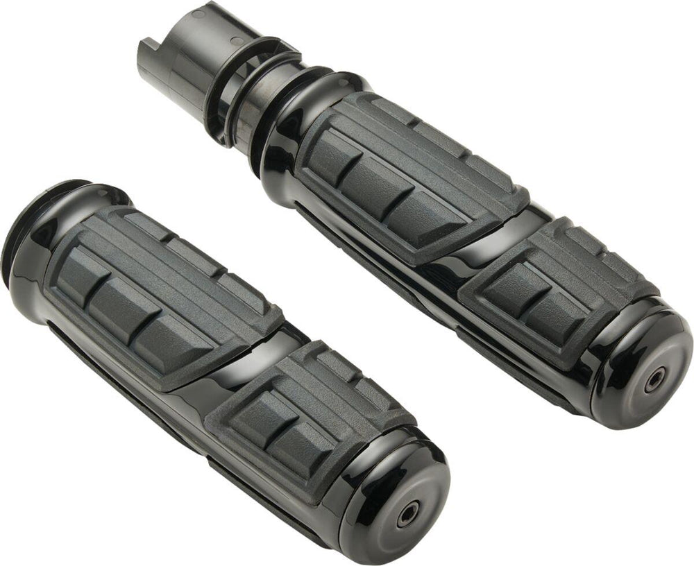 Ciro Chicane Grips For Harley Davidson FLHLT 1923 ABS 2026 - Black