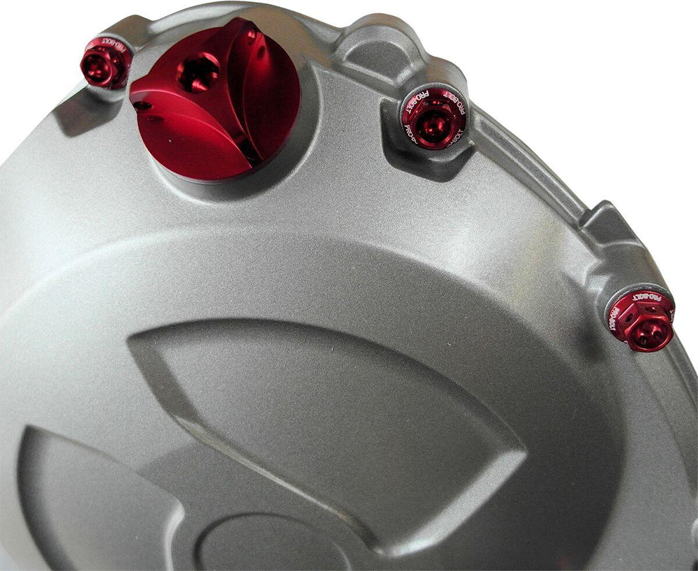 Pro Bolt Aluminium Oil Filler Caps For Ducati 848 2008-2010 - Red