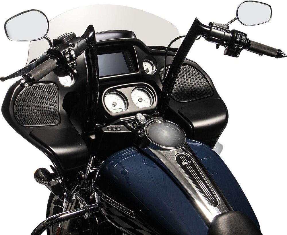 Fat Baggers Inc. 1-1 2" EZ Install Pointed Top Handlebar For Harley Davidson FLTRK 1868 2020 - Black