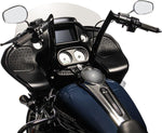 Fat Baggers Inc. 1-1 2" EZ Install Pointed Top Handlebar For Harley Davidson FLTRK 1868 2020 - Black