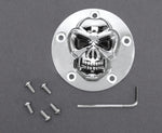 Drag Specialties 3-D Skull Points Cover For Harley Davidson FLD 1690 2012-2013 - Chrome