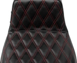 LE Pera Tailwhip Daddy Long Legs Seat For Harley Davidson FLHX 1750 ABS 2023 Double Diamond - Black/Red