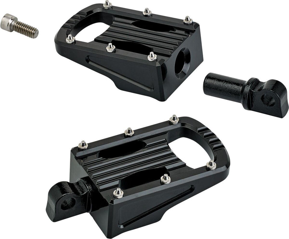 Biltwell Punisher Footpegs For Harley Davidson FLDE 1750 2018-2020 - Black