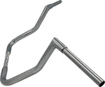 Fat Baggers Inc. 1-1/4" EZ Install Flat Top Handlebar For Harley Davidson FLH 1868 2021 33 cm (13") - Chrome