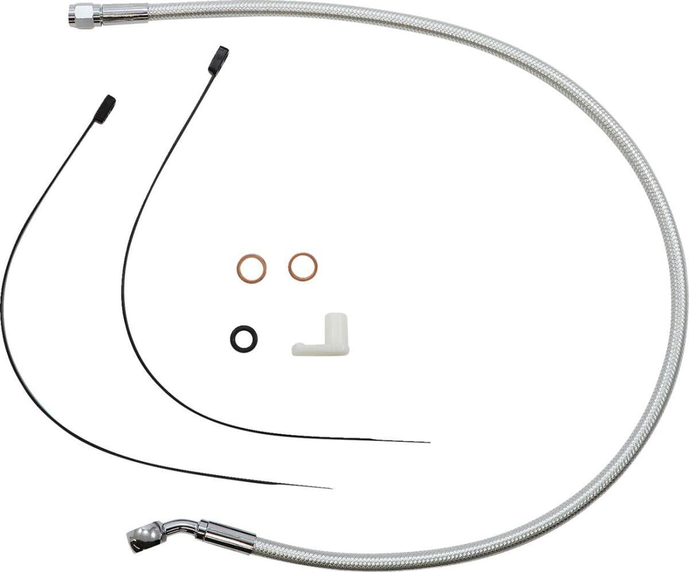 Magnum Shielding Sterling Chromite II Designer Handlebar Cable Install Kit For Harley Davidson FLHR 1750 2021-2022 30.5 - 35.5cm (12" - 14") - Chrome Clear-Coated
