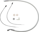 Magnum Shielding Sterling Chromite II Designer Handlebar Cable Install Kit For Harley Davidson FLHR 1750 2021-2022 30.5 - 35.5cm (12" - 14") - Chrome Clear-Coated