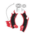 Acerbis X-Grip Frame Guards For Honda CRF250R & CRF450R 2025 - Red Black
