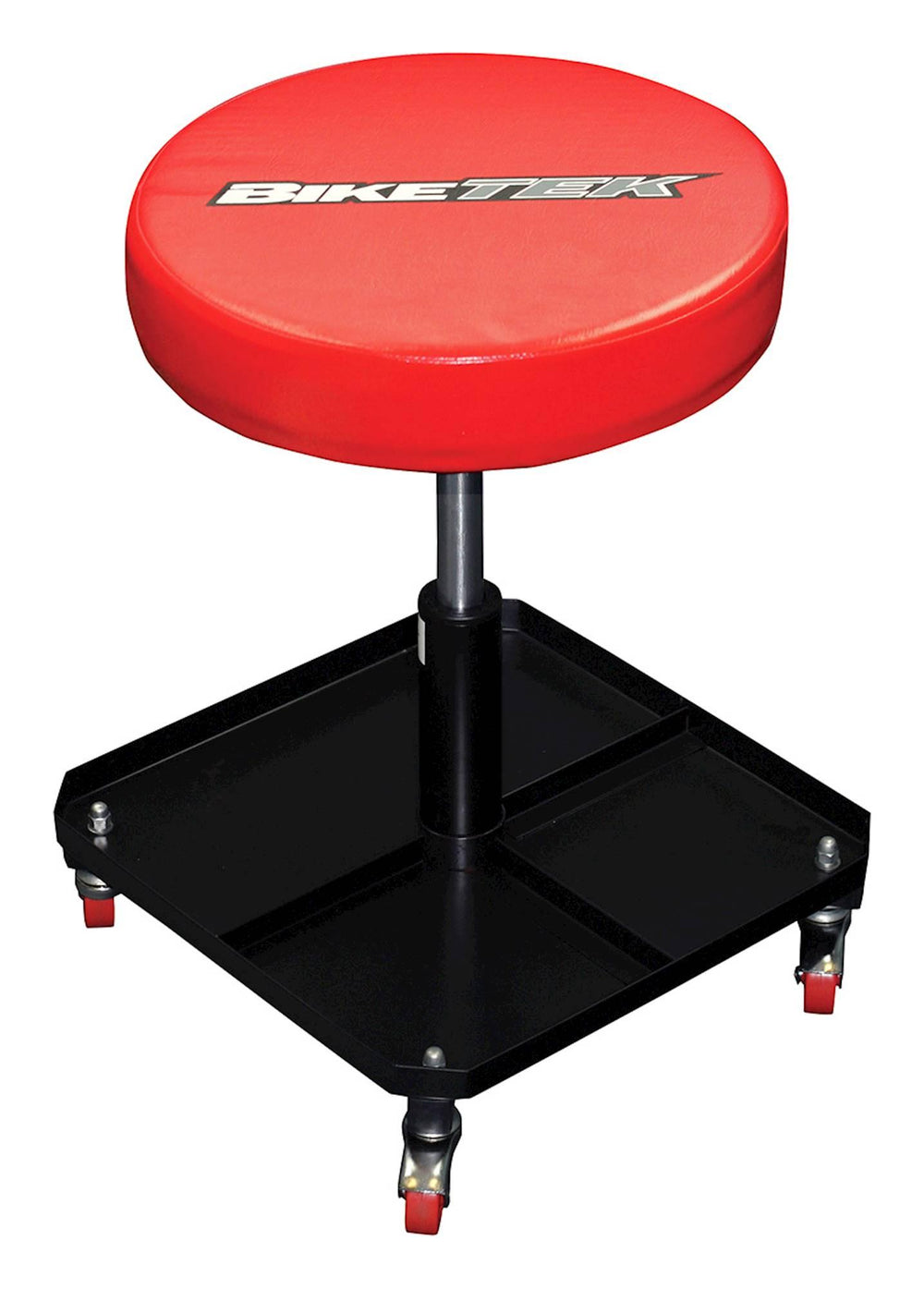 BikeTek Pneumatic Workshop Creeper Seat With Tool Tray