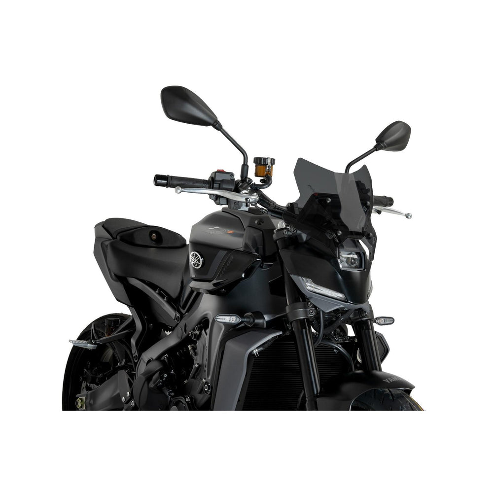 Puig New Generation Sport Screen For Yamaha MT-09 2024-2025 - Dark Smoke