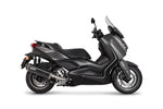 Scorpion Serket Parallel Slip-On Black Ceramic For Yamaha X-Max 300 Euro 5 2021-2024