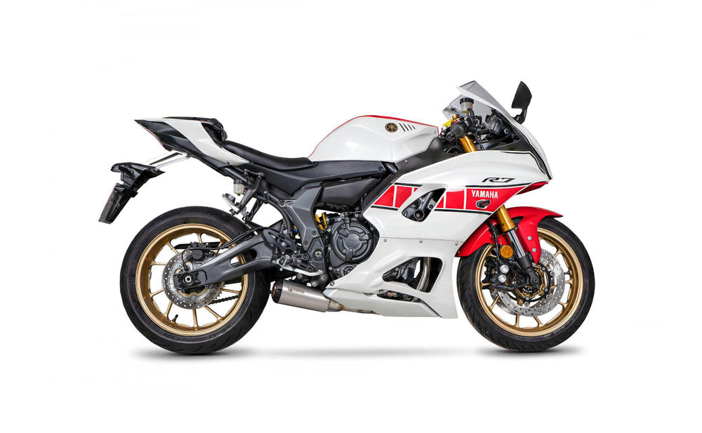 Scorpion Red Power Full System Stainless Steel For Yamaha YZF R7 2021-2024