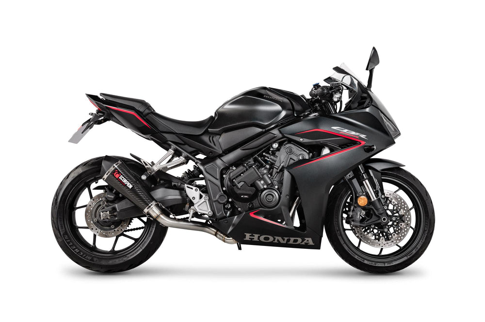 Scorpion Serket Taper Full System Carbon Fibre For Honda CBR 650 R 2024-2025