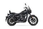 Scorpion Red Power Slip-On Black Ceramic For Royal Enfield Meteor 350 2020-2024