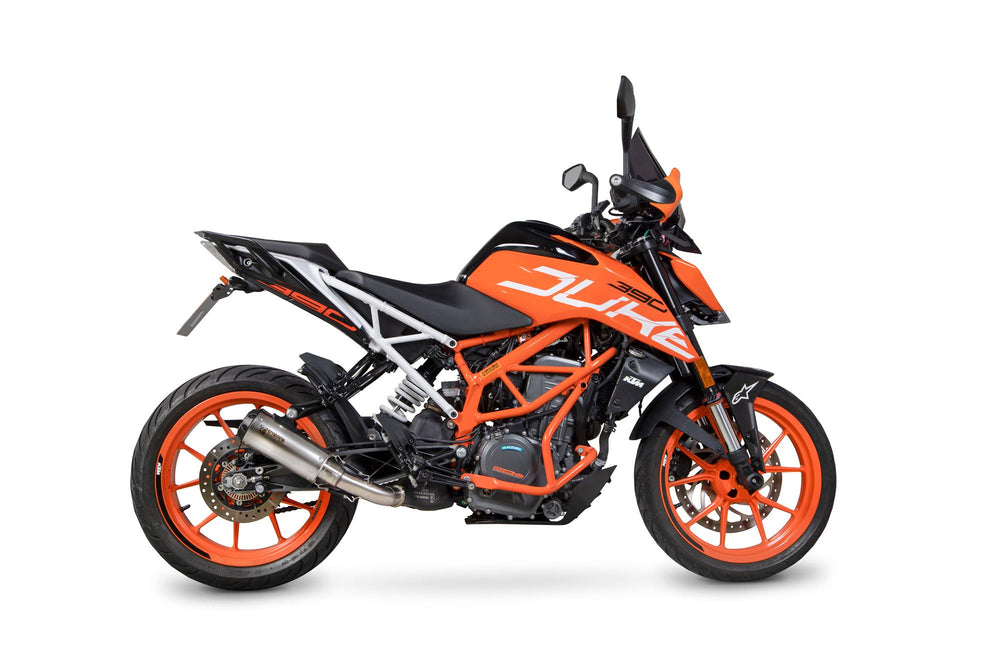 Scorpion Red Power Slip-On Titanium For KTM Duke 390 2017-2020