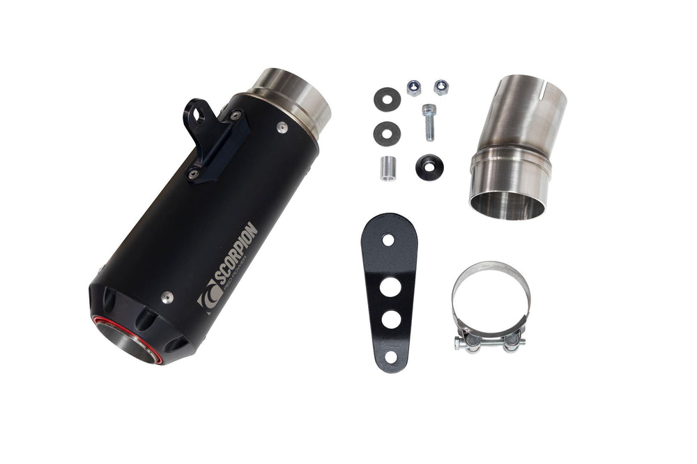 Scorpion Red Power Slip-On Black Ceramic For BMW M1000 R 2023-2024