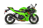 Scorpion Red Power Slip-On Black Ceramic For Kawasaki Ninja 500 2024-2025