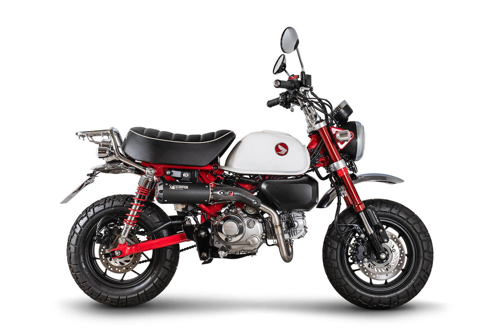 Scorpion Red Power Full System Black Ceramic For Honda Monkey 2025-2025