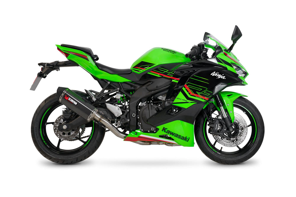 Scorpion Serket Parallel Full System Carbon Fibre For Kawasaki ZX-4RR 2023-2025
