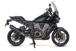Scorpion Serket Parallel Slip-On Black Ceramic For Harley Davidson Pan America 1250 2021-2025