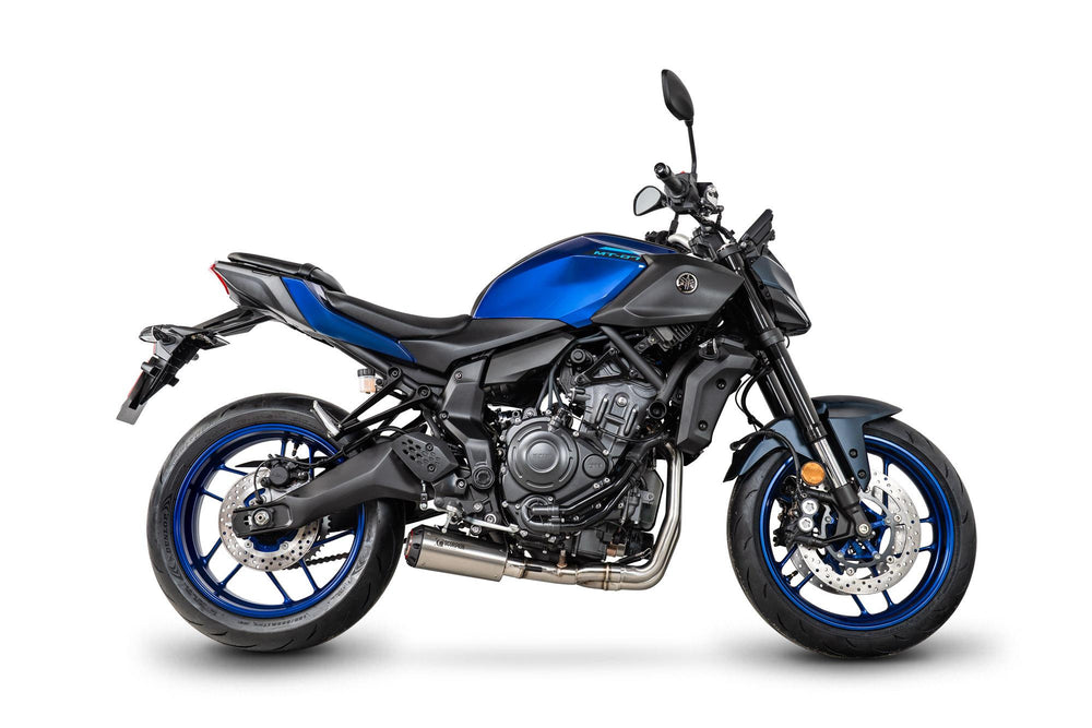 Scorpion Red Power Full System Stainless Steel For Yamaha MT-07 Euro 5+ 2024-2025