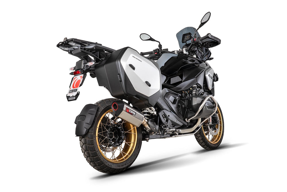 Scorpion Serket Parallel Slip-On Stainless Steel For BMW R 1300 GS 2023-2025